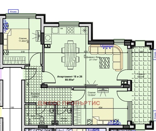 Продава 3-СТАЕН, гр. Стара Загора, Железник - център, снимка 1 - Aпартаменти - 47721038