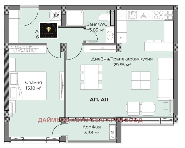 Продава 3-СТАЕН, гр. Пловдив, Христо Смирненски, снимка 2 - Aпартаменти - 48062808