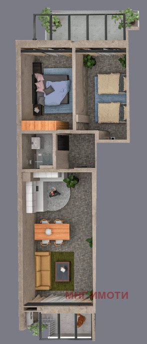 Продава 3-СТАЕН, гр. Пловдив, Христо Смирненски, снимка 7 - Апартаменти - 52800103