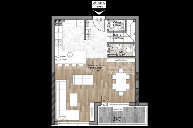 De vânzare  3+ dormitor Sofia , Mladost 4 , 175 mp | 39975221 - imagine [2]