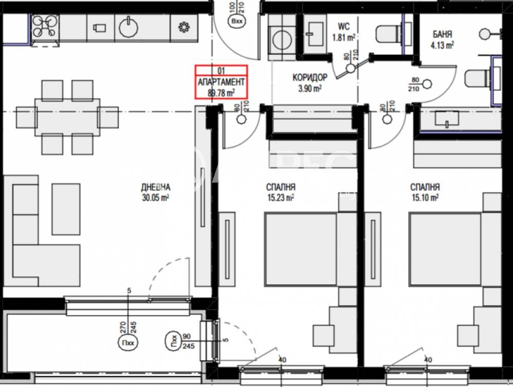 Продава 3-СТАЕН, гр. София, Овча купел 2, снимка 4 - Апартаменти - 52391894