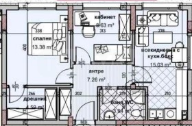 2 soveværelser Vladislav Varnenchik 1, Varna 2