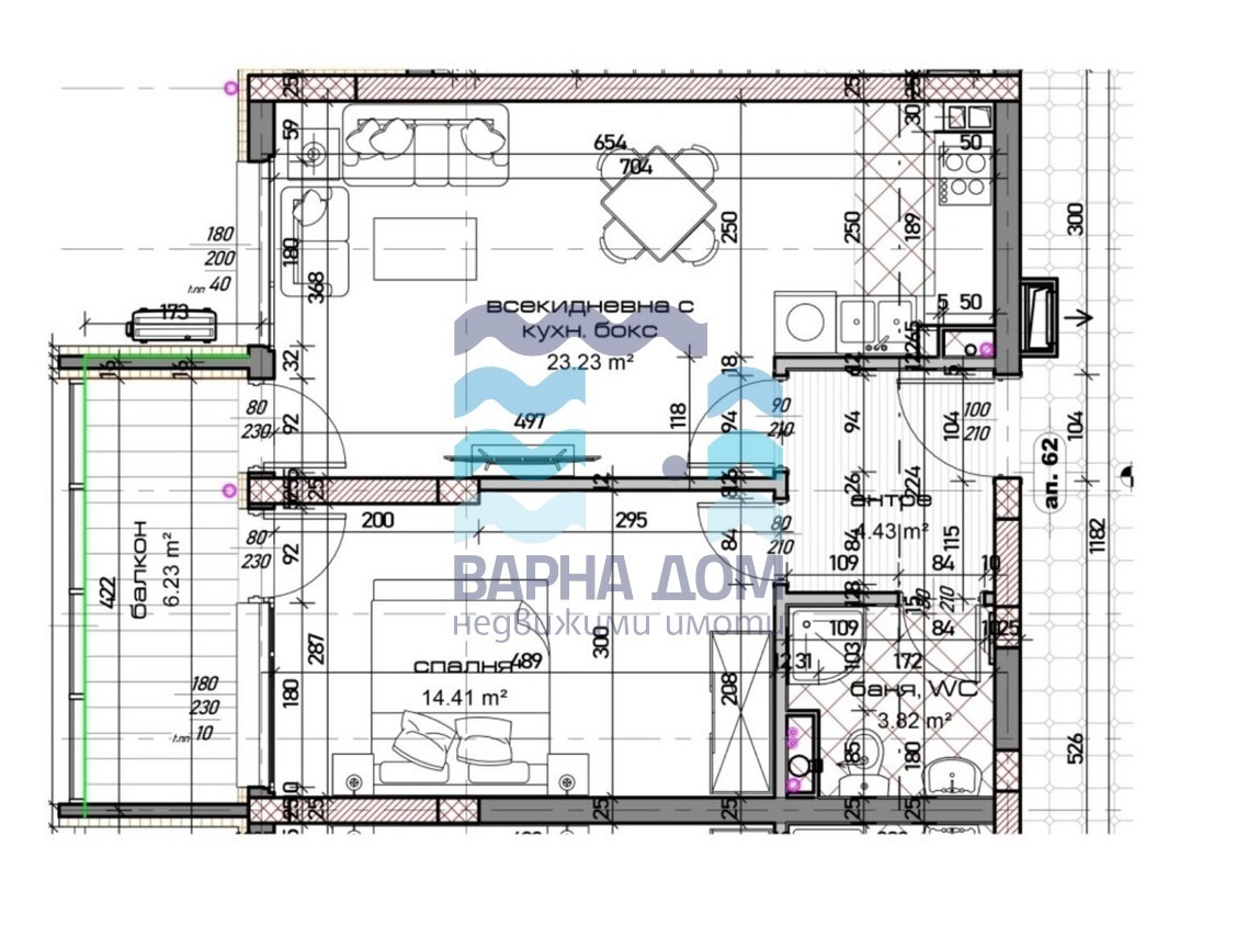 Продава 2-СТАЕН, гр. Варна, Младост 1, снимка 2 - Апартаменти - 51524938