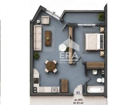 Продава 2-СТАЕН, гр. Бяла, област Варна, снимка 4 - Апартаменти - 54954721