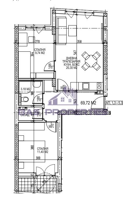 Продава 3-СТАЕН, гр. София, Надежда 4, снимка 1 - Aпартаменти - 49163112