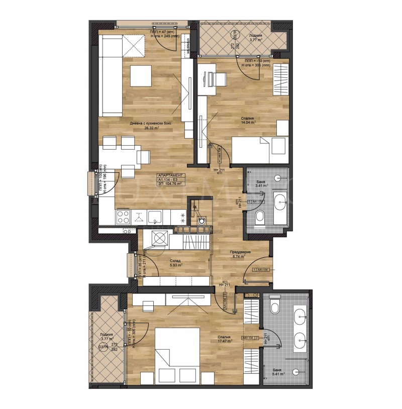 Продава 3-СТАЕН, гр. София, Бояна, снимка 2 - Апартаменти - 51936195