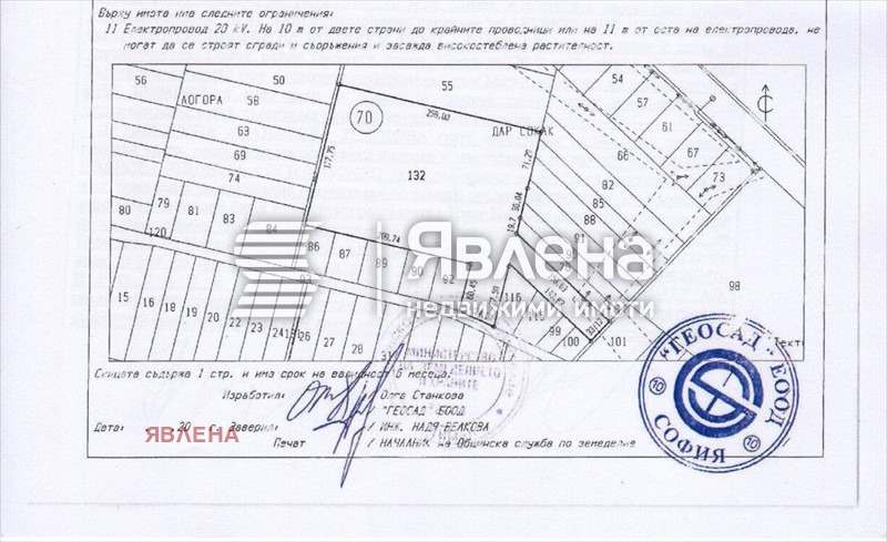 À venda  Trama região Sófia , Ihtiman , 53530 m² | 55726218