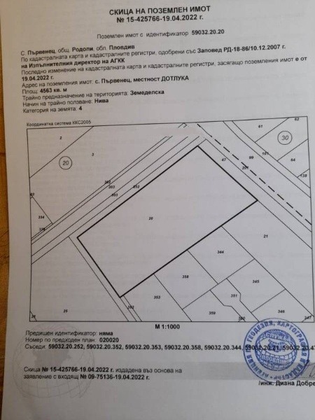 Eladó  Cselekmény régió Plovdiv , Parvenec , 4563 négyzetméter | 33375620