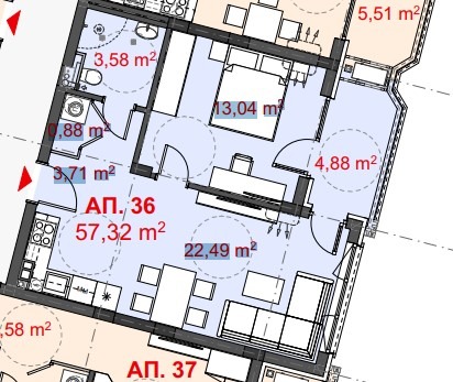 Til salg  1 soveværelse Burgas , Krajmorie , 66 kvm | 48979560 - billede [3]