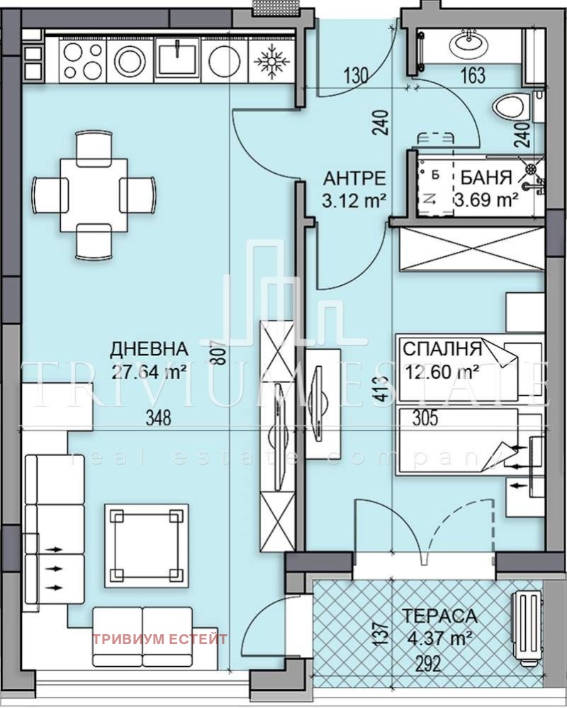 Продава 2-СТАЕН, гр. Пловдив, Гагарин, снимка 1 - Aпартаменти - 49107237