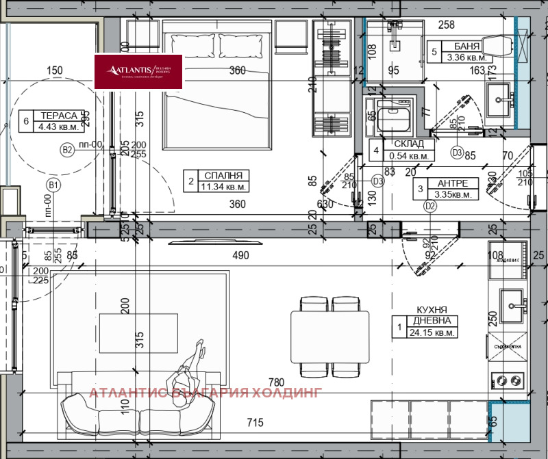 Satılık  1 yatak odası Sofia , Lyulin 6 , 65 metrekare | 14108756 - görüntü [13]