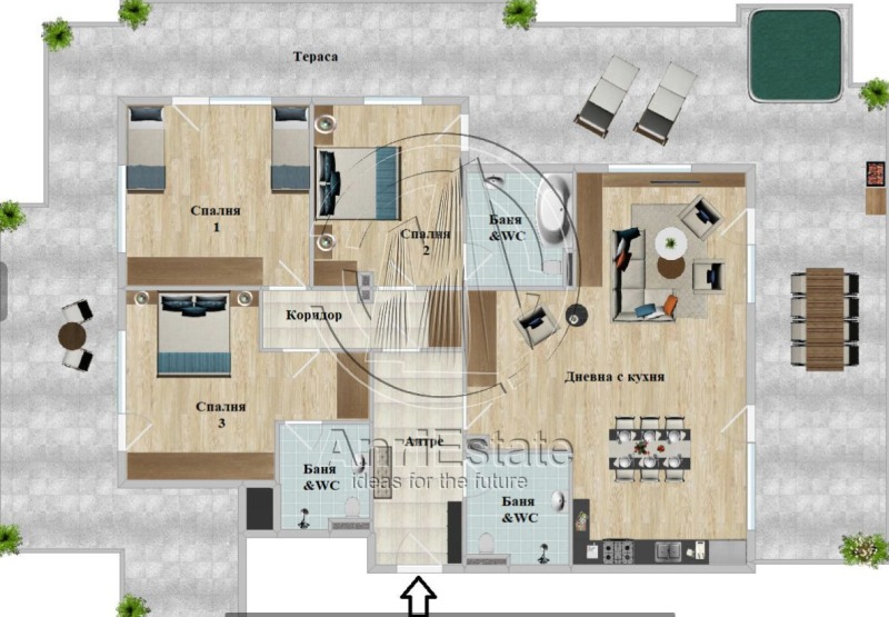 Продаја  3 спаваће собе Софија , Бојана , 280 м2 | 53619384 - слика [3]