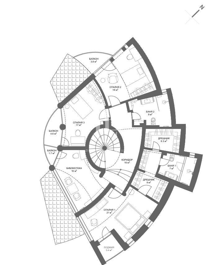 Продава КЪЩА, гр. София, Бояна, снимка 17 - Къщи - 56225894