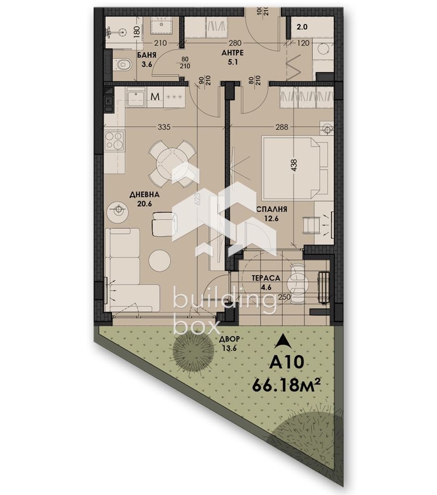 Продава 2-СТАЕН, гр. Варна, Виница, снимка 2 - Апартаменти - 53969270