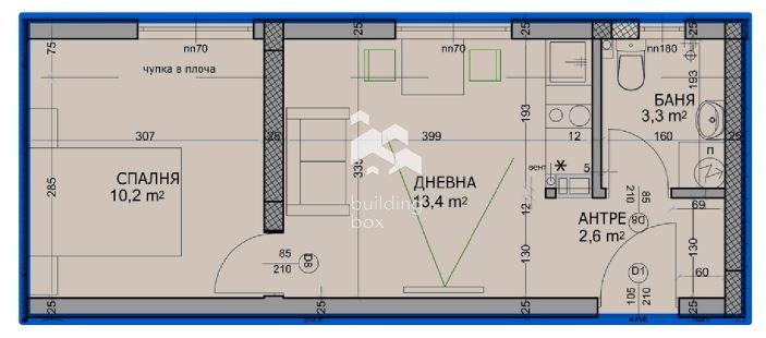 Продава 2-СТАЕН, гр. Пловдив, Христо Смирненски, снимка 2 - Апартаменти - 53538566