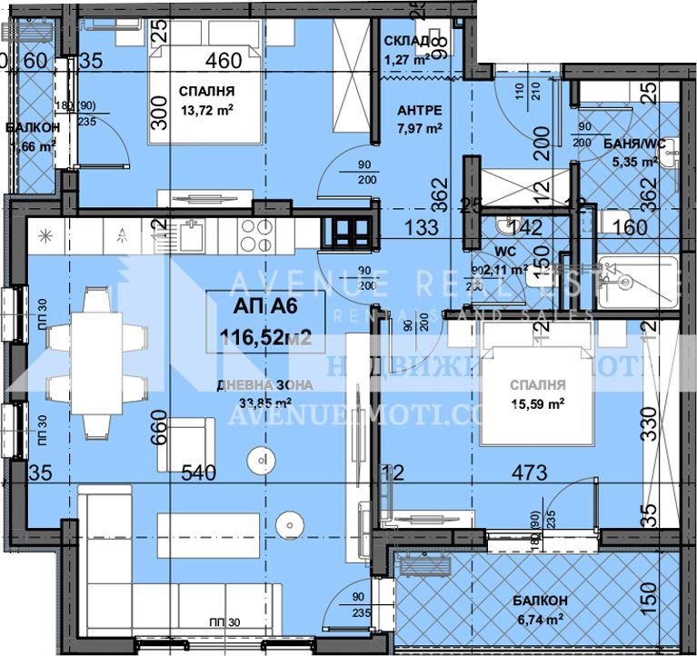 En venta  2 dormitorios Plovdiv , Ostromila , 117 metros cuadrados | 58146811 - imagen [2]