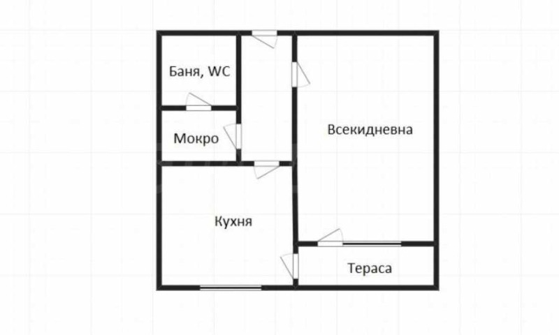 In vendita  1 camera da letto Sofia , Suhata reka , 40 mq | 24565536