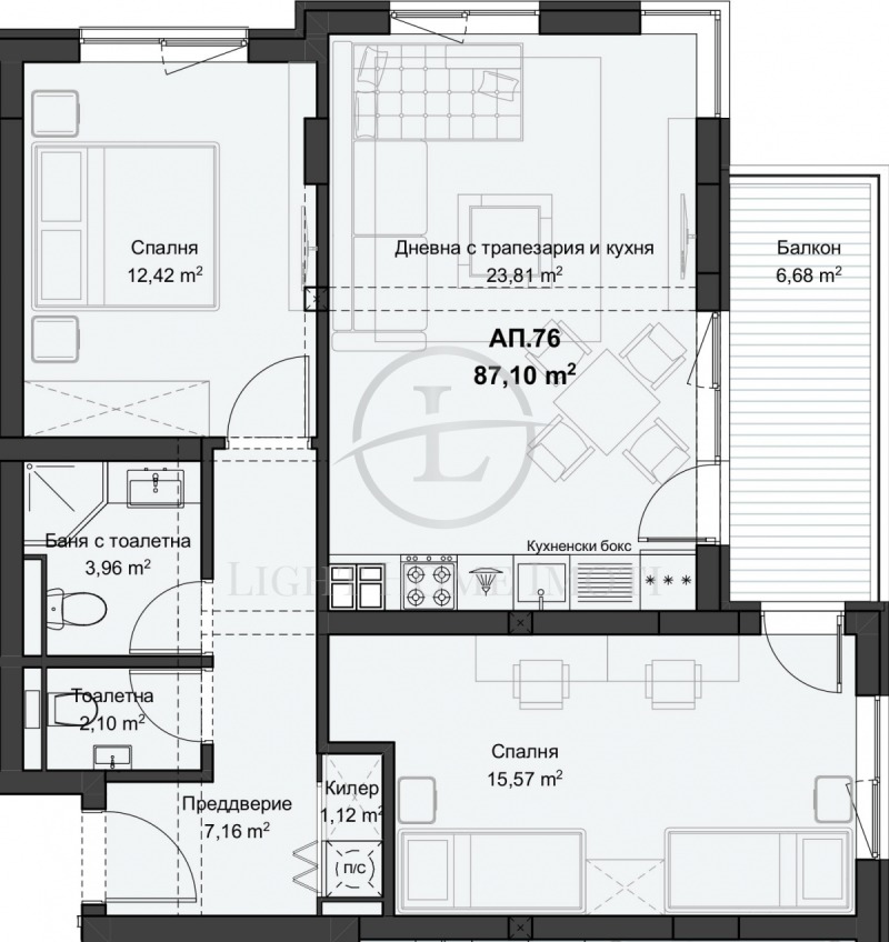 Продава  3-стаен град Пловдив , Кючук Париж , 101 кв.м | 28052084 - изображение [3]