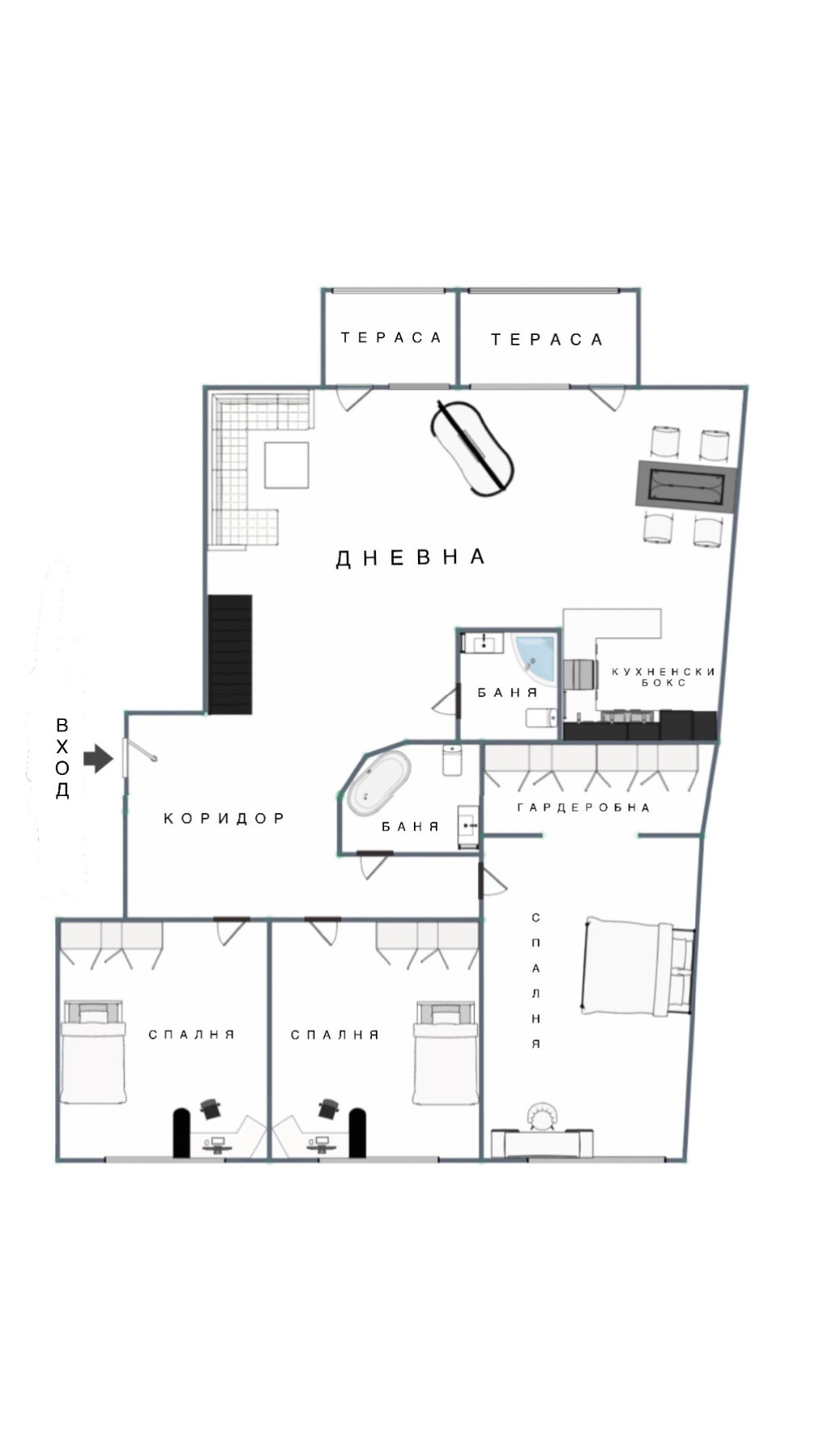 Продава 4-СТАЕН, гр. София, Манастирски ливади, снимка 14 - Апартаменти - 54004507
