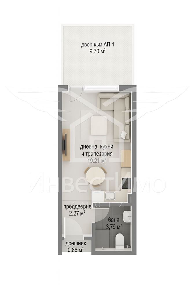 Na prodej  Studio Sofia , Malinova dolina , 46 m2 | 87206239