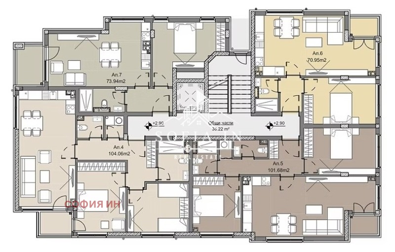 Na sprzedaż  1 sypialnia Sofia , Lewski , 74 mkw | 80352538 - obraz [5]