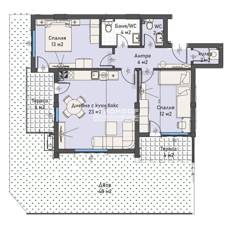 Продава 3-СТАЕН, гр. Пловдив, Кършияка, снимка 3 - Апартаменти - 52814852