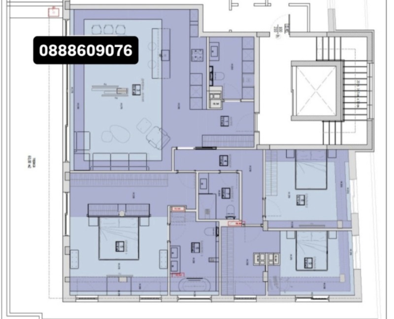 Te koop  3 slaapkamers Sofia , Izgrev , 298 m² | 23342829 - afbeelding [15]