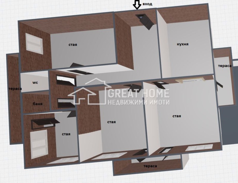Продава  Многостаен град Търговище , Боровец , 115 кв.м | 83131454 - изображение [5]