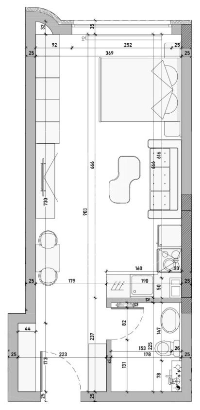 Myytävänä  Studio Sofia , Malinova dolina , 45 neliömetriä | 29933238 - kuva [8]