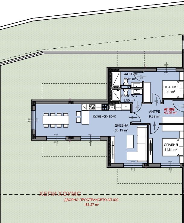 Продава 3-СТАЕН, гр. София, Витоша, снимка 3 - Aпартаменти - 48024931