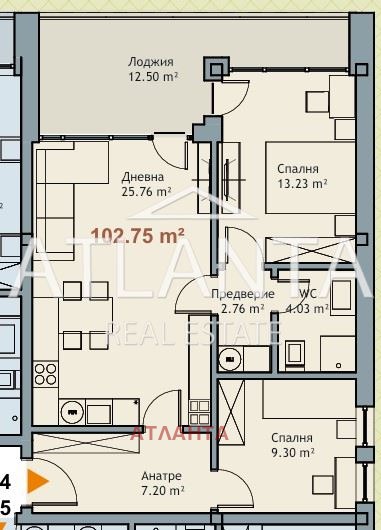 Til salg  2 soveværelser Varna , k.k. Chajka , 102 kvm | 91229450 - billede [3]