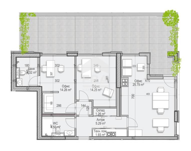Продава  Офис град София , Кръстова вада , 113 кв.м | 87386487 - изображение [7]