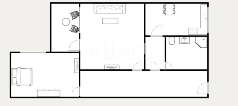 Продава 2-СТАЕН, гр. Пловдив, Център