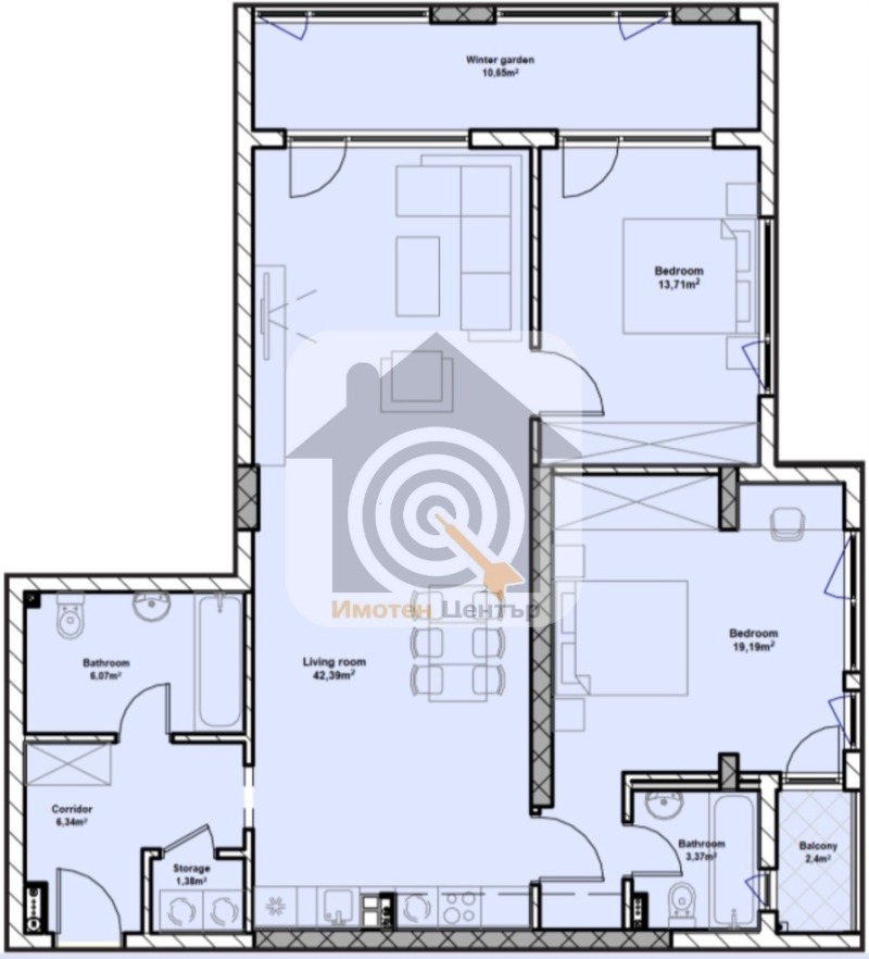 De vânzare  2 dormitoare Sofia , Poligona , 144 mp | 96983126 - imagine [3]