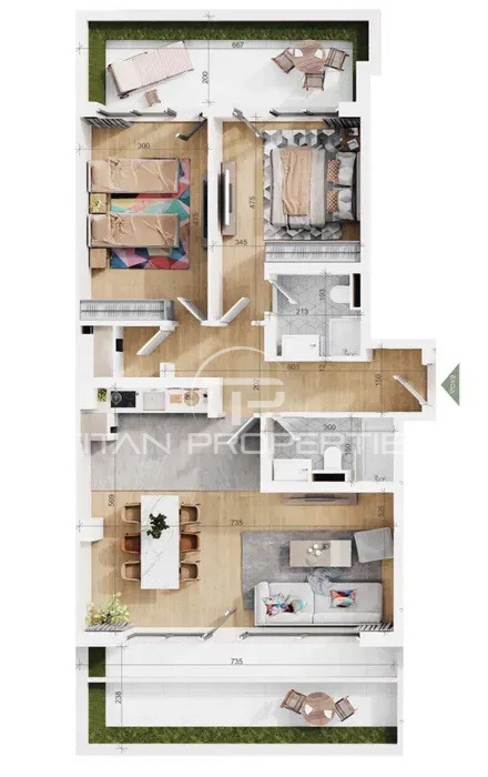 Продава 3-СТАЕН, гр. Пловдив, Тракия, снимка 7 - Апартаменти - 52373323