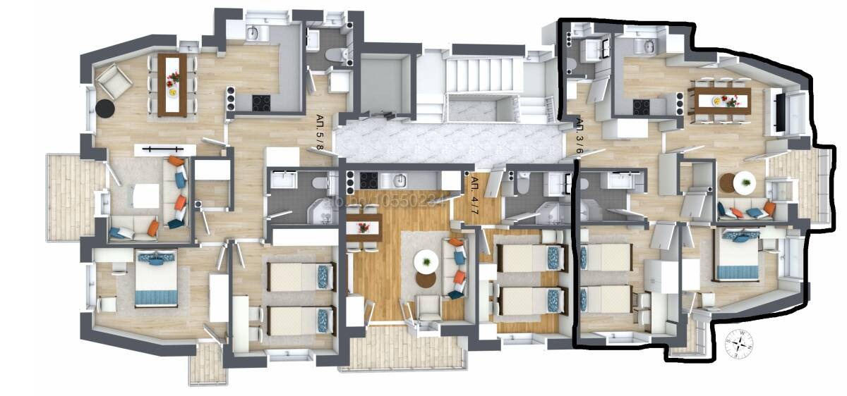 Продава 3-СТАЕН, гр. София, Горубляне, снимка 7 - Апартаменти - 55098115