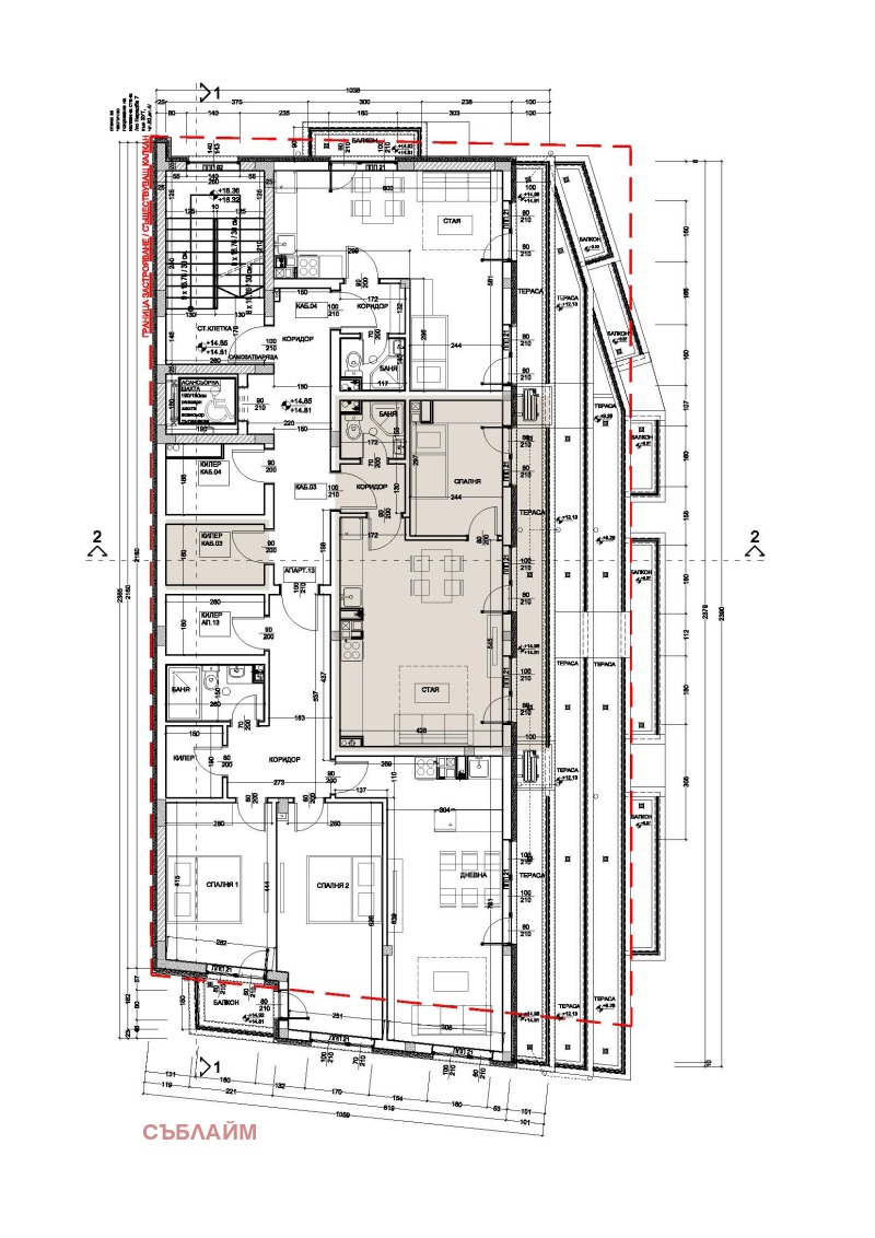 Продава 2-СТАЕН, гр. Варна, Левски 2, снимка 2 - Апартаменти - 47975911