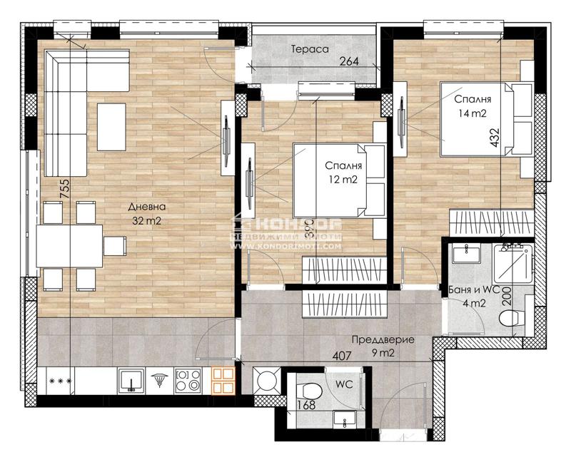 Продава  3-стаен град Пловдив , Въстанически , 112 кв.м | 19303263 - изображение [6]