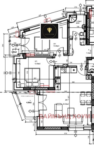 Zu verkaufen  2 Schlafzimmer Plowdiw , Hristo Smirnenski , 115 qm | 26037836 - Bild [3]