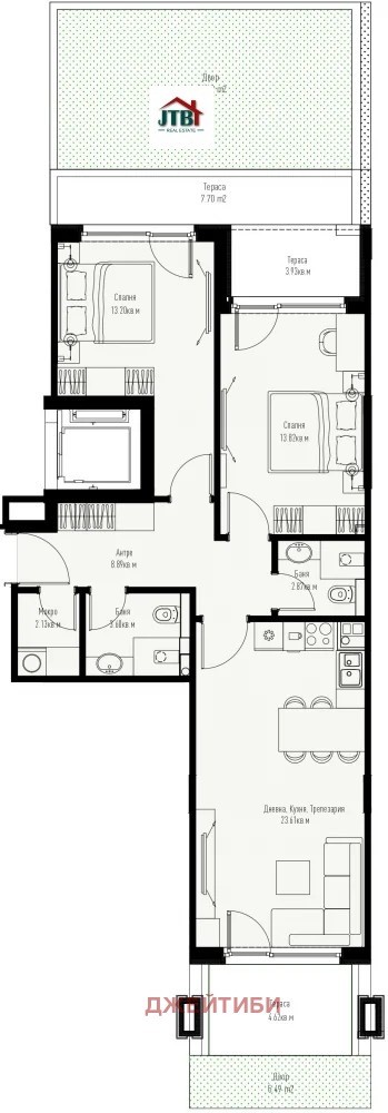 Продава 3-СТАЕН, гр. София, Манастирски ливади, снимка 2 - Апартаменти - 53452396