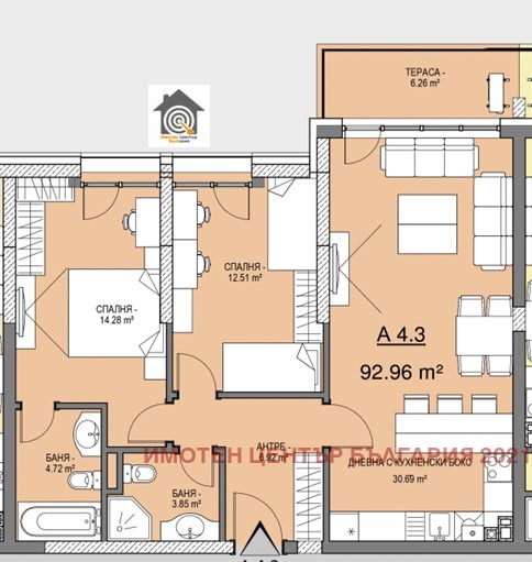 Продава 3-СТАЕН, гр. София, Малинова долина, снимка 2 - Апартаменти - 56462662
