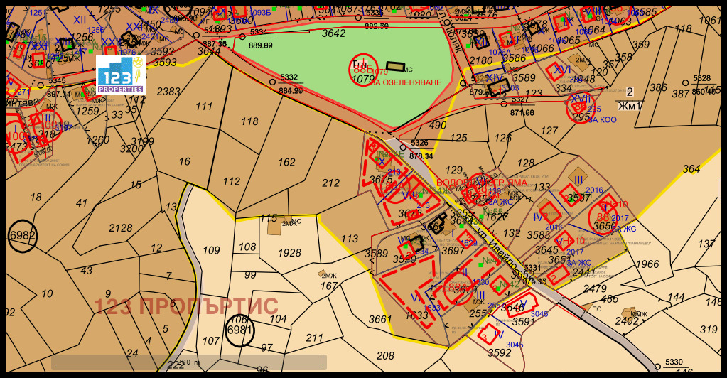 Продава ПАРЦЕЛ, гр. София, с. Бистрица, снимка 2 - Парцели - 54636788