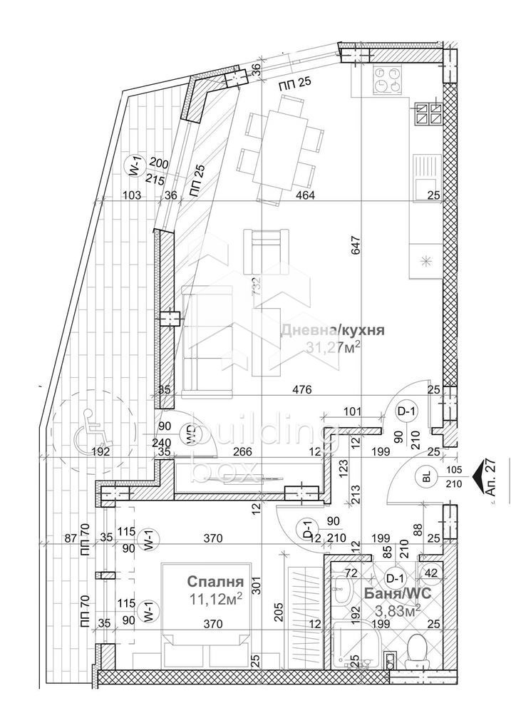 Продава 2-СТАЕН, гр. Варна, м-т Сотира, снимка 2 - Aпартаменти - 46976297