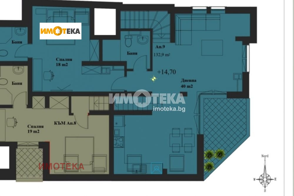 Продава МНОГОСТАЕН, гр. София, Банишора, снимка 2 - Апартаменти - 45277342