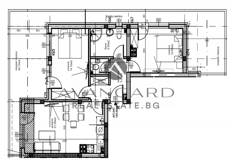 Zu verkaufen  2 Schlafzimmer Plowdiw , Kjutschuk Parisch , 135 qm | 75165989 - Bild [4]