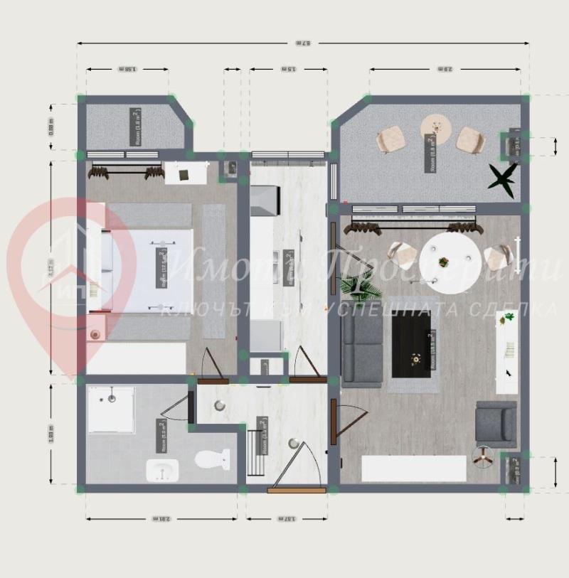 Продава 2-СТАЕН, гр. София, Медицинска академия, снимка 2 - Aпартаменти - 48290152