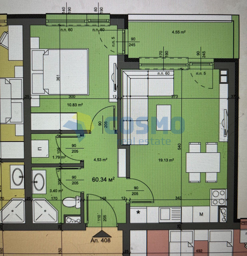 À vendre  1 chambre Bourgas , Dolno Ezerovo , 60 m² | 18721612 - image [2]