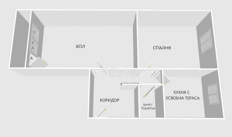Myytävänä  1 makuuhuone Šumen , Bojan Balgaranov 1 , 64 neliömetriä | 32635303 - kuva [11]