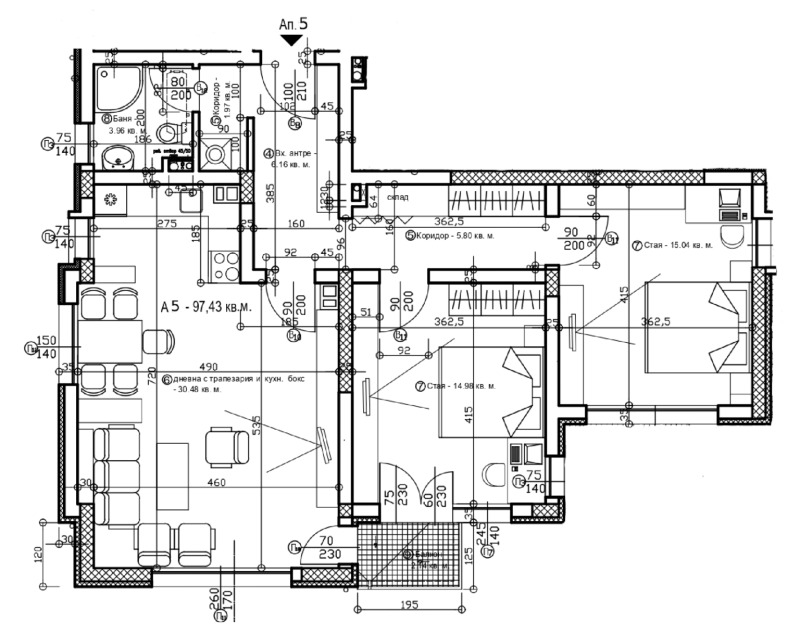 For Sale  2 bedroom Sofia , Levski , 115 sq.m | 25886224 - image [2]