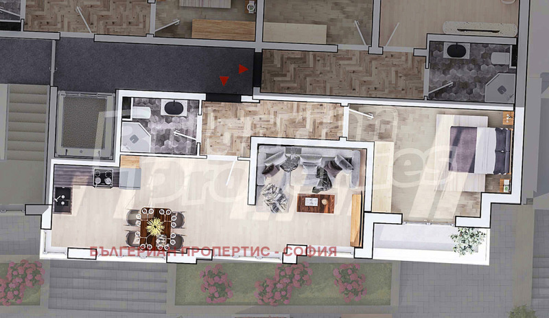 Продава 3-СТАЕН, гр. София, Стрелбище, снимка 6 - Апартаменти - 52037239